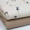 Rib Jersey Stof - Palmbomen Beige Rib Jersey Stof - Palmbomen Beige - (Jersey Stoffen)