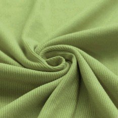 Rib Knit Jersey Fabric Apple Green