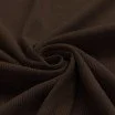 Tissu Maille Tricot Côtelé Brun Chocolat - (Tissus Jersey)