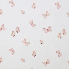 Rib Jersey Stof - Vlinders