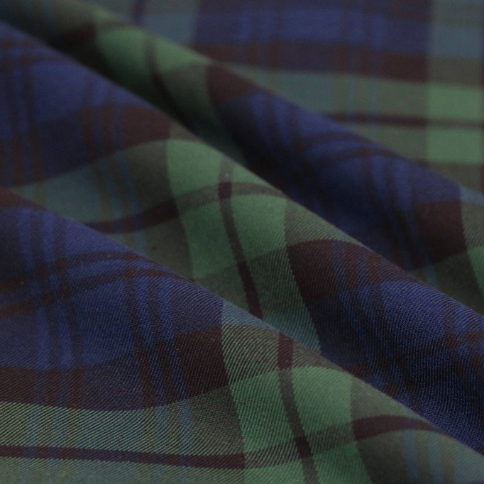 Tissu Tartan Écossais Stretch Black Watch - (Tissus Écossais Tartan)