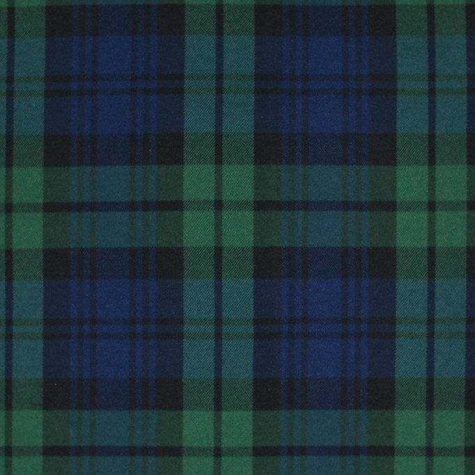 Tissu Tartan Écossais Stretch Black Watch - (Tissus Écossais Tartan)