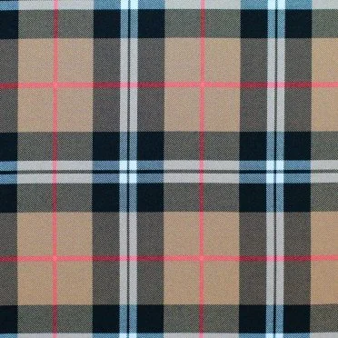 Tissu Tartan Écossais Stretch Chameau Stuwart - (Tissus Écossais Tartan)