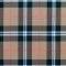 Tissu Tartan Écossais Stretch Chameau Stuwart - (Tissus Écossais Tartan)