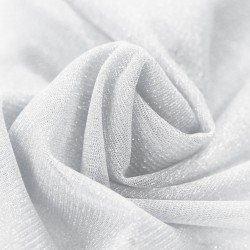 Glanz Tüll Stoff 300CM Breit Weiß