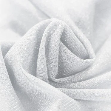 Tissu Tulle Brillant 300CM Large Blanc Tissu Tulle Brillant 300CM Large Blanc