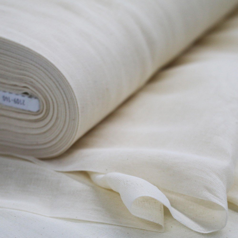 Cotton Mull Fabric Unbleached Cotton Mull Fabric Unbleached