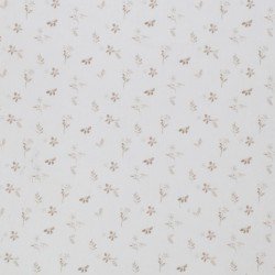 Cotton Poplin Digital Print - Cozy Flower Beige