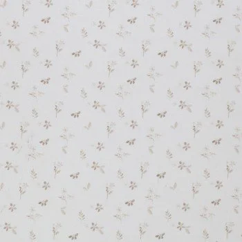 Cotton Poplin Digital Print - Cozy Flower Beige
