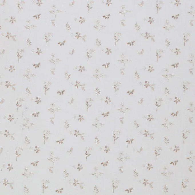 Cotton Poplin Digital Print - Cozy Flower Beige Cotton Poplin Digital Print - Cozy Flower Beige - (Cotton Poplin Printed)