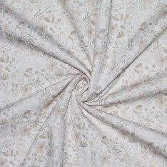 Poplin Katoen Digitale Print - Bosplanten