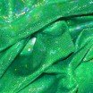 Tissu Hologramme Feuille Herbe Vert - (Tissus Danse)