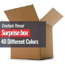 Overlockgarn Paket 40 Farben Überraschungs Box Overlockgarn Paket 40 Farben Überraschungs Box