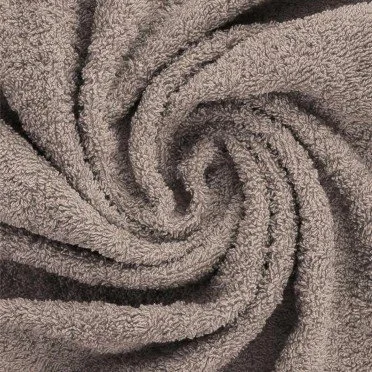 Tessuto Spugna Di Cotone Taupe - (Tessuto Spugna )
