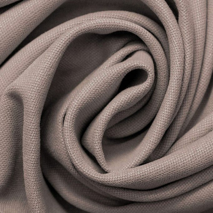 Tessuto Canvas Di Cotone Taupe - (Tessuto Di Cotone Canvas)