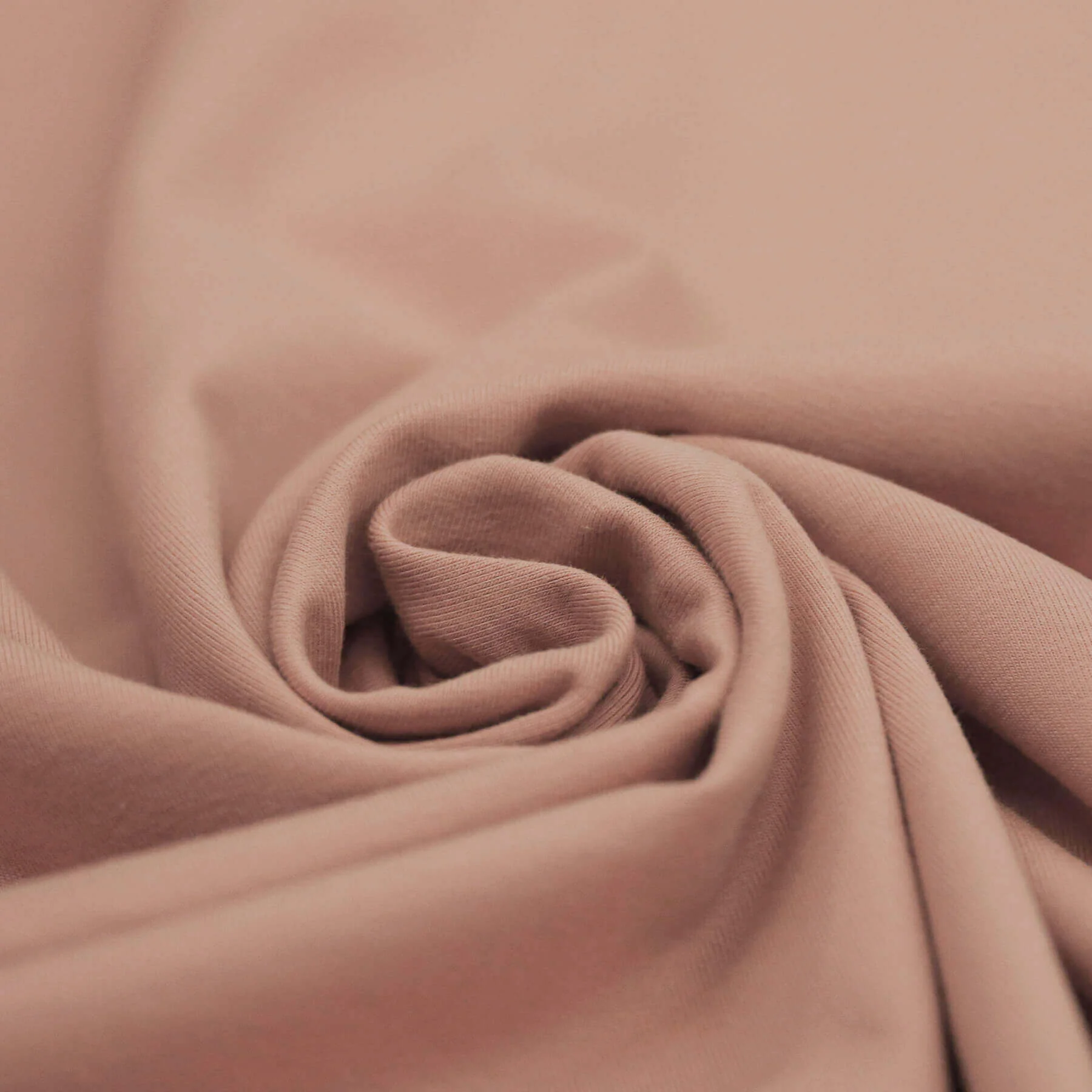 Katoenen Jersey Dusty Roze