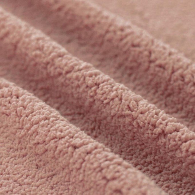 Teddy-Bear Stof Dusty Pink - (Teddy-Bear Stof)