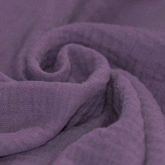Double Gauze Fabric Dusty Purple