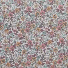 Jersey Coton Impression Numérique - Vintage Floral Vieux Mauve Jersey Coton Impression Numérique - Vintage Floral Vieux Mauve