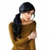 Stretchsamt Stoff Gold Bronze - (Modestoffe)