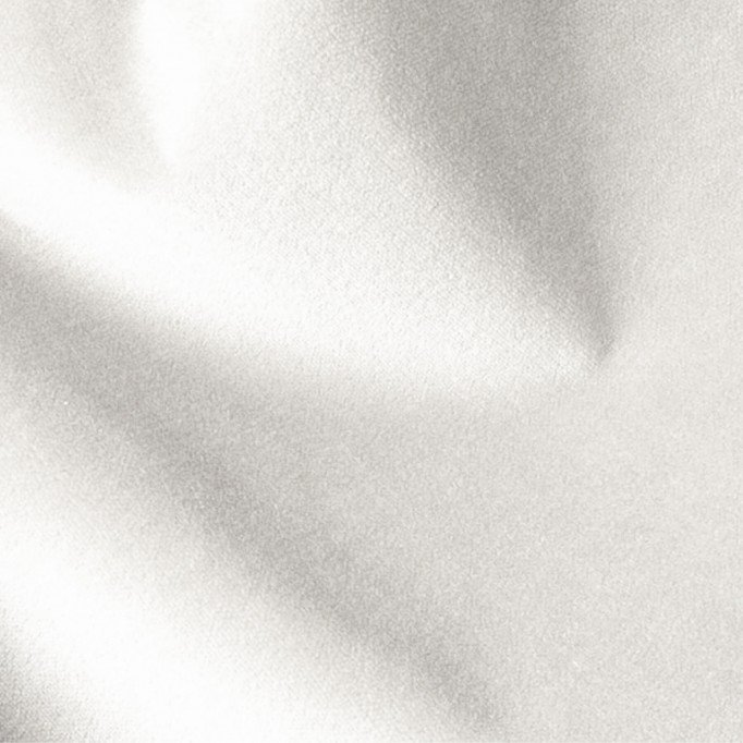 Stretchsamt Stoff Ecru  - (Modestoffe)