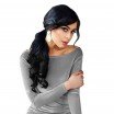 Tissu Velours Élastique Gris Clair - (Tissus De Mode)
