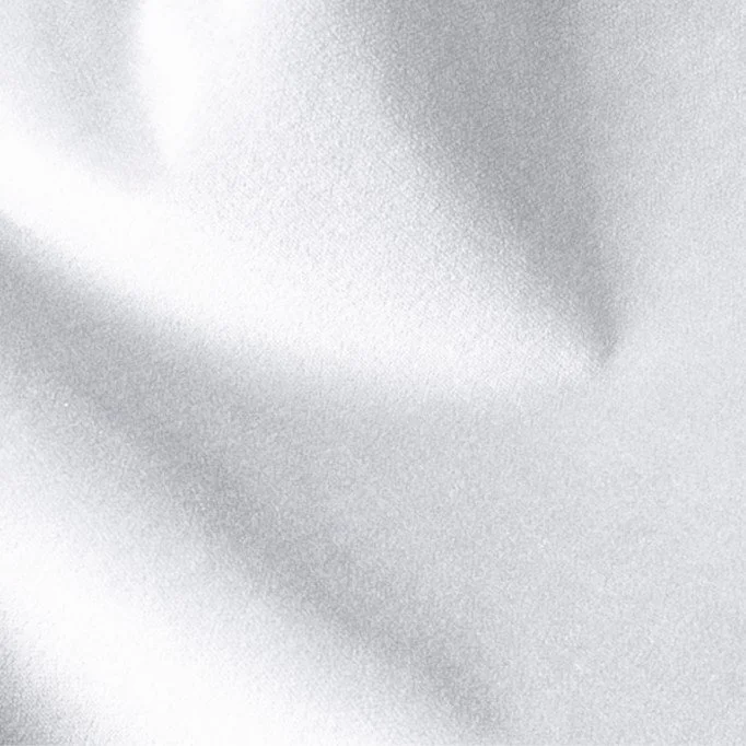 Velours Stretch Stof Wit - (Modestoffen)