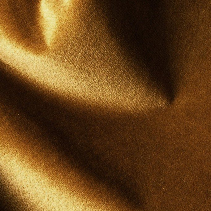 Tissu Velours Élastique Or Bronze - (Tissus De Mode)