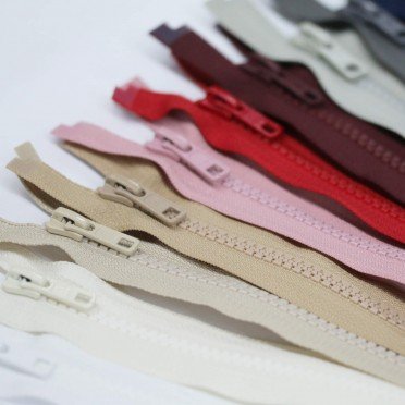 VISLON Cerniera Lampo Divisibile YKK Beige Scuro 50CM - (Cerniera Lampo YKK)