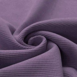 Waffle Knit Jersey Fabric Dusty Purple
