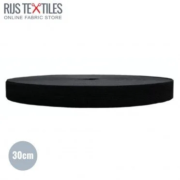 Nastro Elastico Intrecciato 30mm Nero Nastro Elastico Intrecciato 30mm Nero - (Nastri)