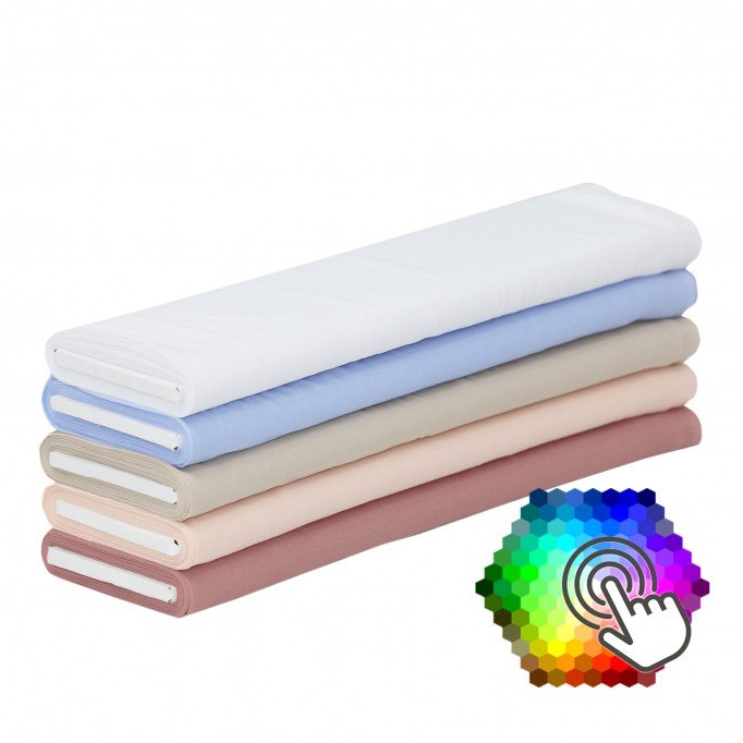 Tissu Mousseline 5 Couleurs 15 Mètre Paquet - (Tissu Mousseline )