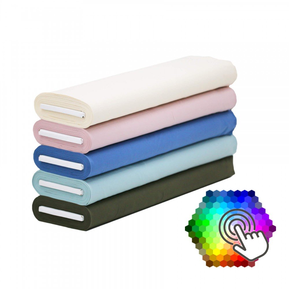 Cotton Jersey Knit Fabric 5 Colors 12 Metre Package Cotton Jersey Knit Fabric 5 Colors 12 Metre Package