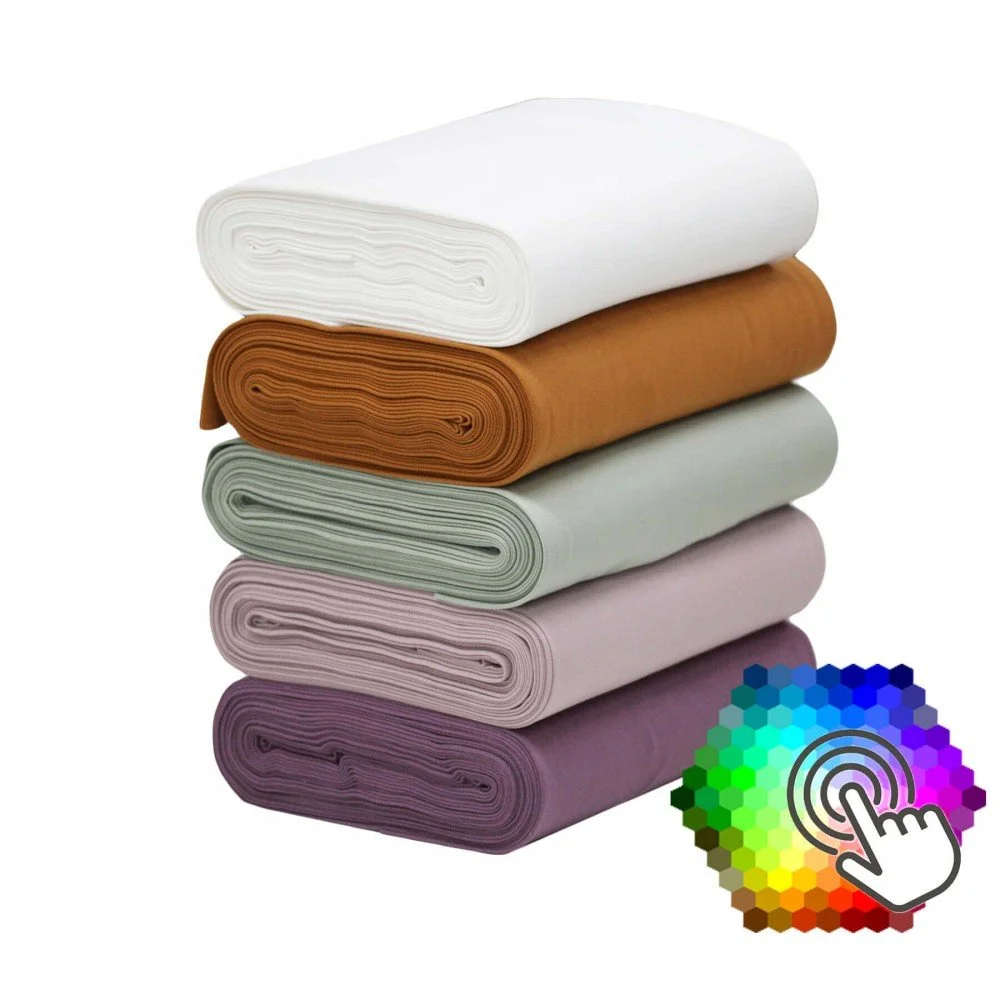 Bordo Maglia Cotone 5 Colori 12 Metri Pacchetto Bordo Maglia Cotone 5 Colori 12 Metri Pacchetto