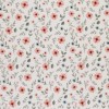 Jersey Coton Impression Numérique - Fleurs D'œillets Rose Poussiéreux
