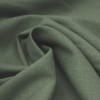 Tissu Lin Viscose Fil Flammé Armée Verte