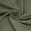 Tessuto Di lino Viscosa Slub Verde Militare - (Tessuti Moda)