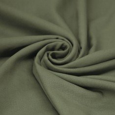 Lightweight Linen Viscose Slub Fabric Army Green