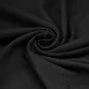 Tissu Lin Viscose Fil Flammé Noir