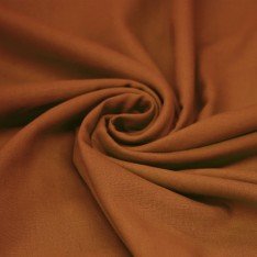 Lightweight Linen Viscose Slub Fabric Cognac