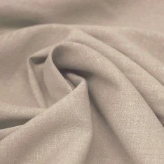 Tissu Lin Viscose Fil Flammé Beige Foncé