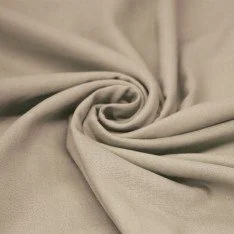 Tissu Lin Viscose Fil Flammé Beige Foncé