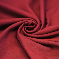 Lightweight Linen Viscose Slub Fabric Dark Red