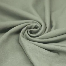Tissu Lin Viscose Fil Flammé Vert Poussiéreux