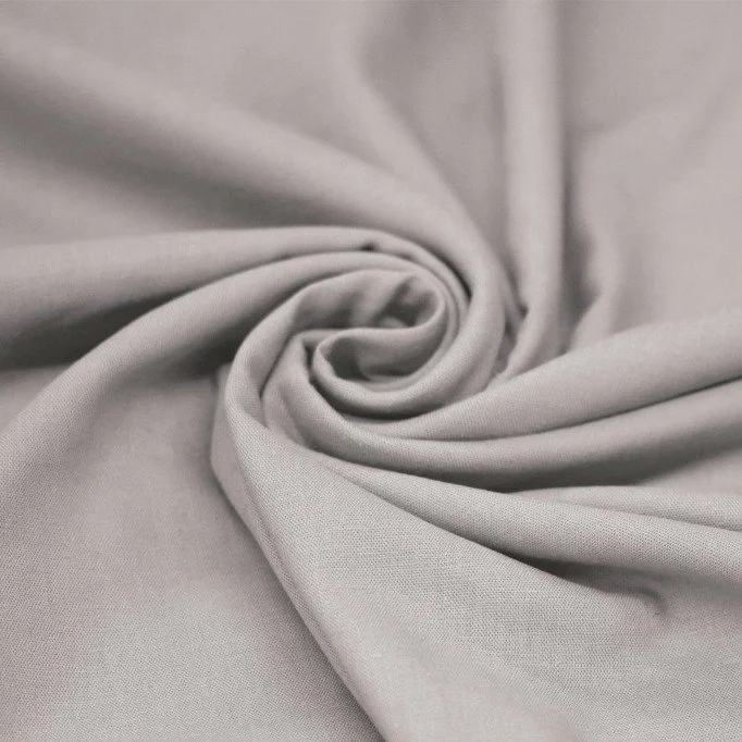 Lightweight Linen Viscose Slub Fabric Light Grey - (Fashion Fabrics)