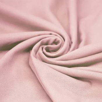 Tkanina Len z Wiskozą Jasnoróżowy