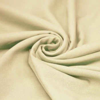 Tkanina Len z Wiskozą Jasny Zółty