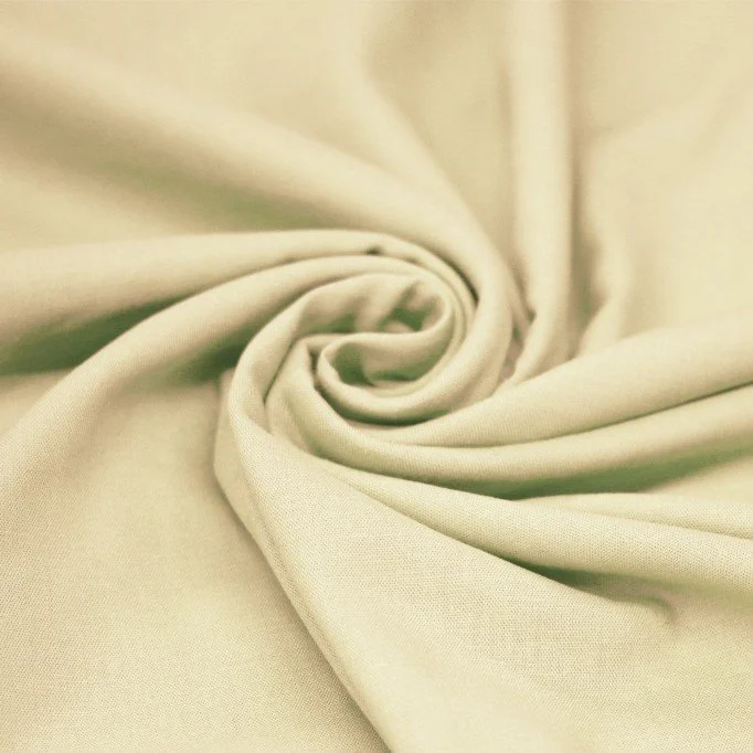 Lightweight Linen Viscose Slub Fabric Light Yellow - (Fashion Fabrics)