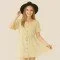 Lightweight Linen Viscose Slub Fabric Light Yellow - (Fashion Fabrics)