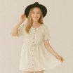 Tissu Lin Viscose Fil Flammé Beige Naturel - (Tissus De Mode)
